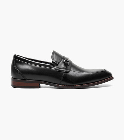 Stacy Adams KAYLOR Moc Toe Bit Slip On Black by Stacy Adams Shoes