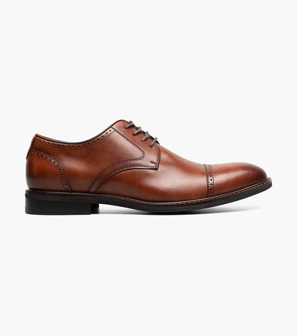 Stacy Adams BAILEY Cap Toe Oxford Brandy by Stacy Adams Shoes