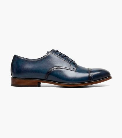 Stacy Adams WILLIAM Cap Toe Oxford Navy by Stacy Adams Shoes