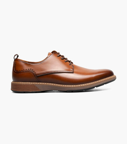 Stacy Adams PACER Plain Toe Oxford Cognac by Stacy Adams Shoes
