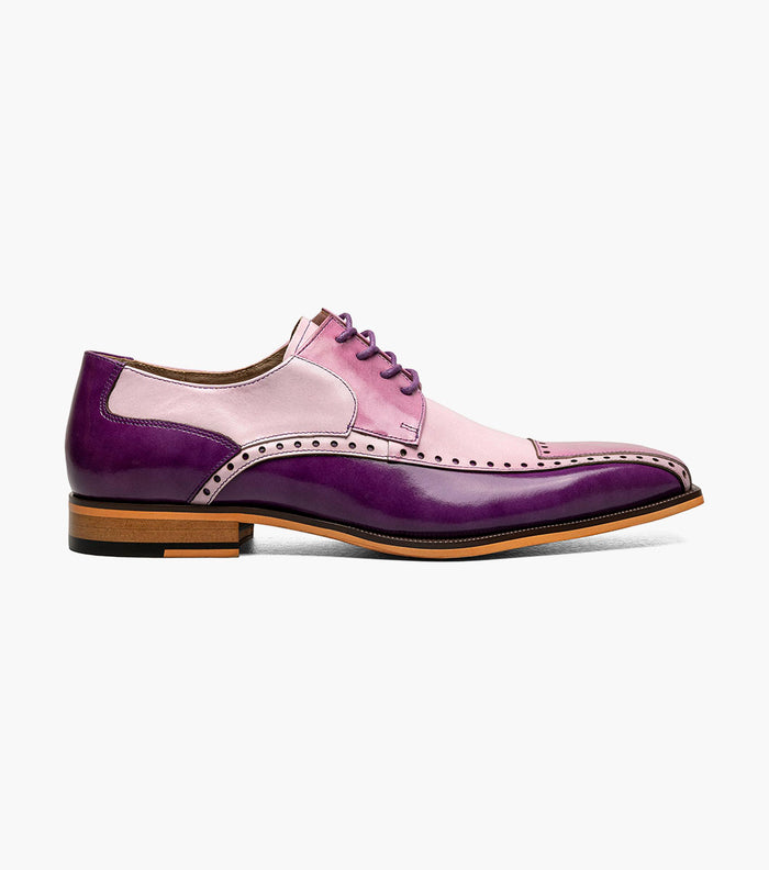Stacy Adams PLAZA Modified Cap Toe Oxford Purple Multi by Stacy Adams Shoes