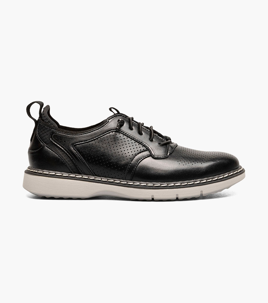 Stacy Adams Kids Sync Plain Toe Elastic Lace Up by Stacy Adams Shoes