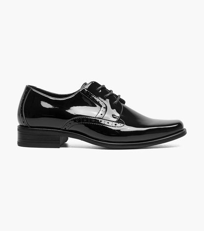 Stacy Adams KIDS SCOTTIE Plain Toe Oxford Black Patent by Stacy Adams Shoes