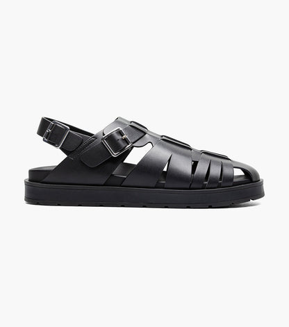 Stacy Adams LARGO Slingback Buckle Sandal Black by Stacy Adams Shoes