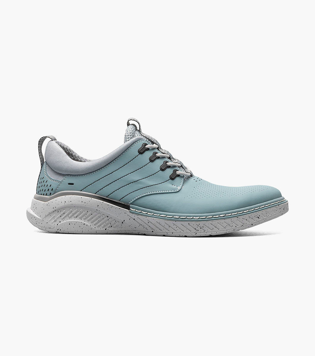 Stacy Adams BARNA Plain Toe Lace Up Light Blue by Stacy Adams Shoes