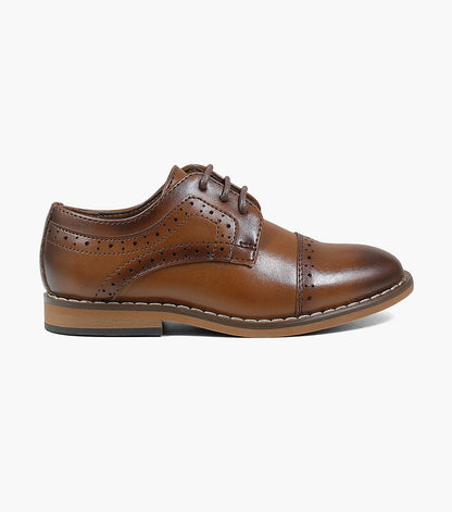 Stacy Adams INFANTS DICKINSON Cap Toe Oxford Cognac by Stacy Adams Shoes