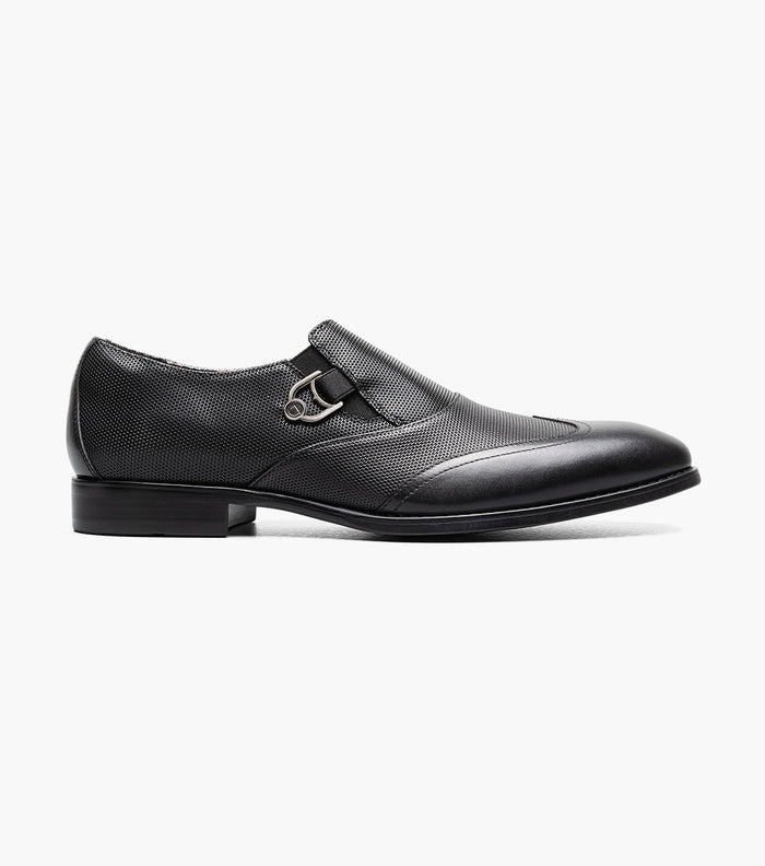 Stacy Adams Lockwood Wingtip Ornament Slip On by Stacy Adams Shoes