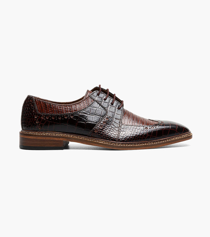 Stacy Adams TRAVATO Wingtip Oxford Brown Multi by Stacy Adams Shoes