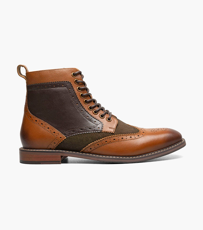 Stacy Adams Finnegan Wingtip Lace Up Boot by Stacy Adams Shoes