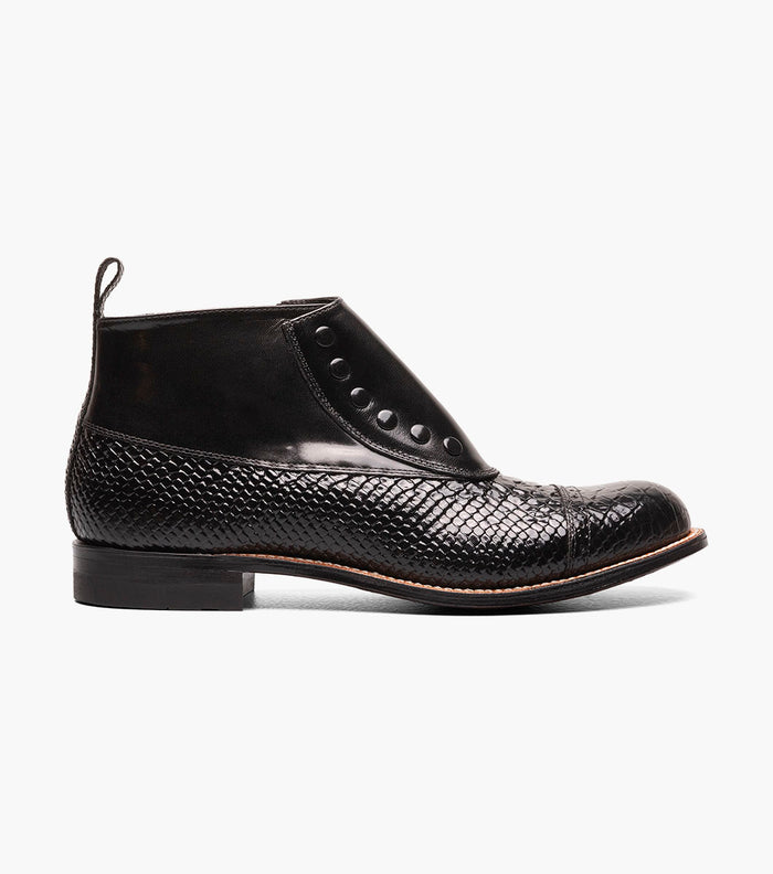 Stacy Adams Madison Spectator Spat Cap Toe Demi Boot by Stacy Adams Shoes