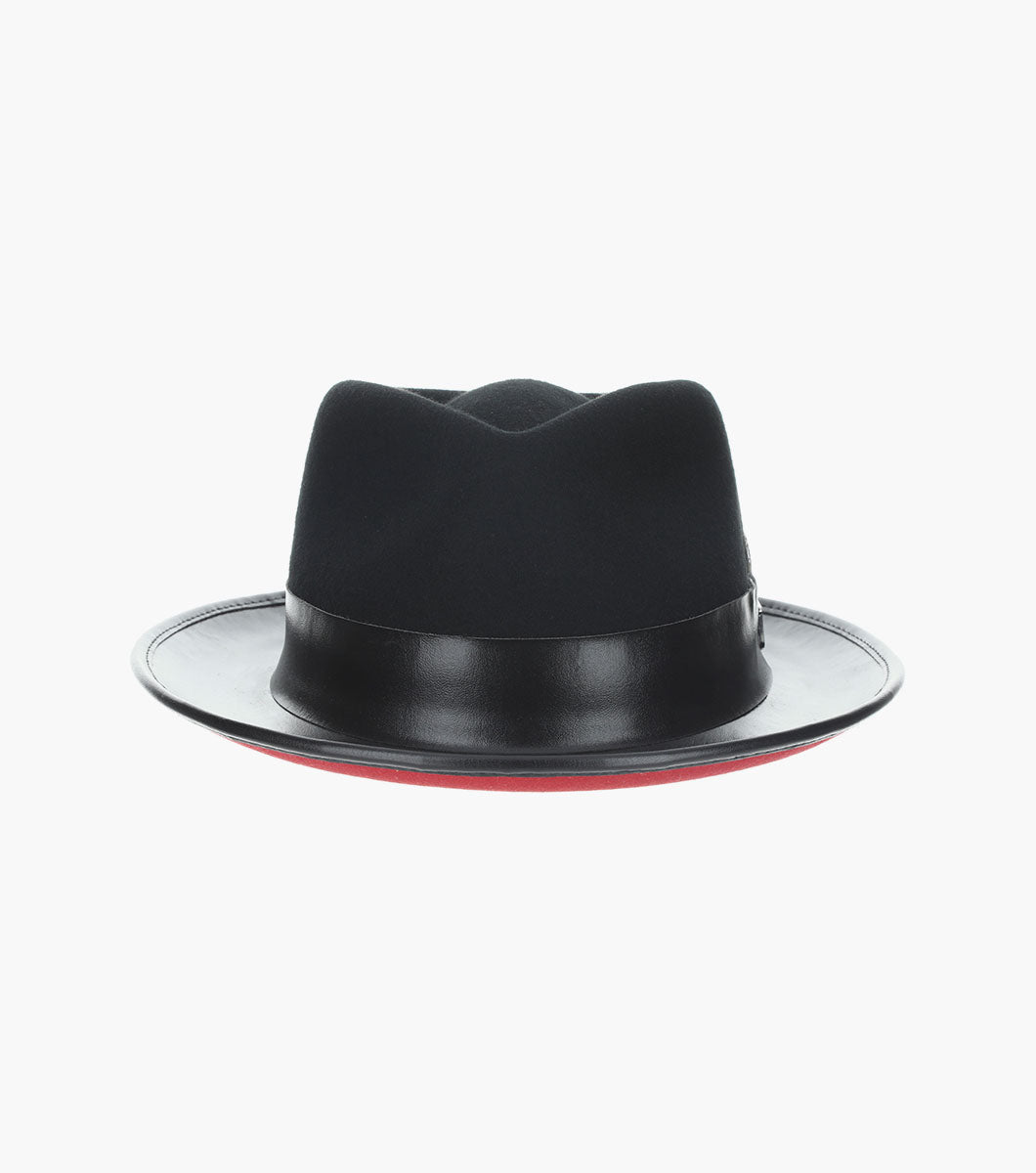 PROVO FEDORA Wool Felt Pinch Front Hat