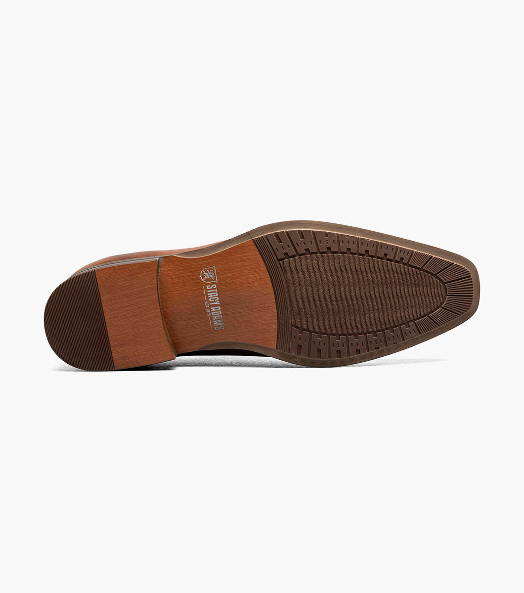 Stacy Adams HALLQUIST Plain Toe Oxford Toffee by Stacy Adams Shoes