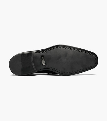 Stacy Adams PIERCE Moc Toe Bit Slip On Black by Stacy Adams Shoes