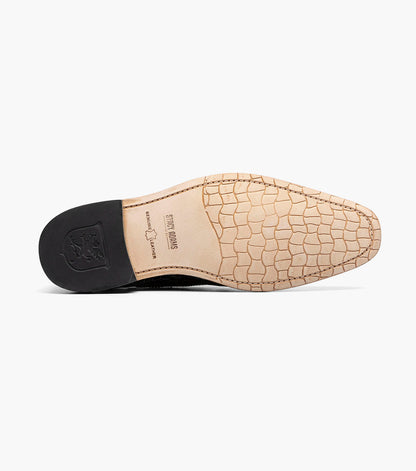 Stacy Adams TALLERO V-Tip Oxford Black/Gray by Stacy Adams Shoes