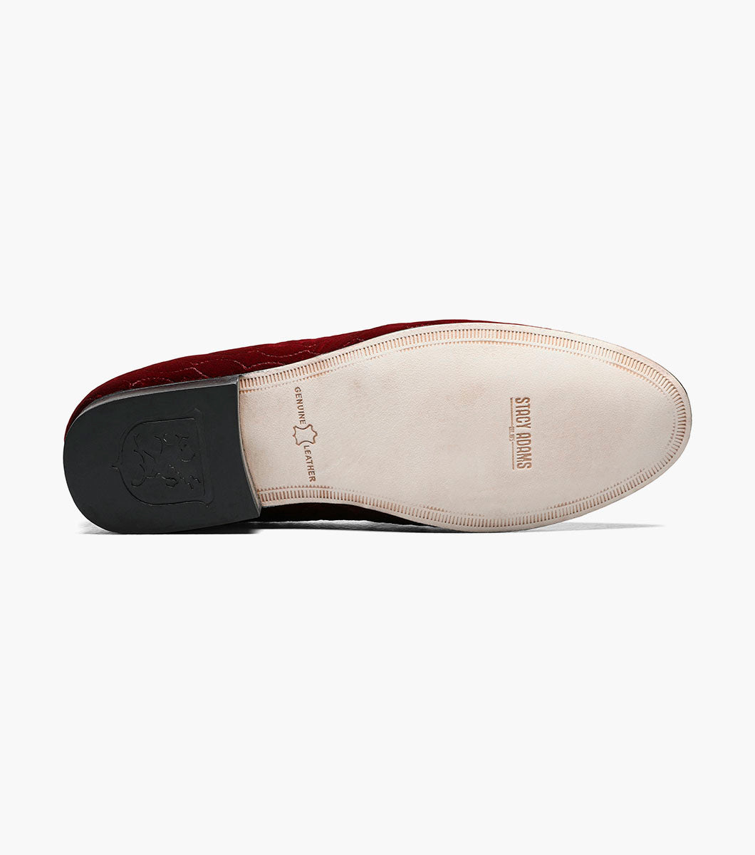 Stacy Adams VALET Slip On Bit Loafer Burgundy by Stacy Adams Shoes