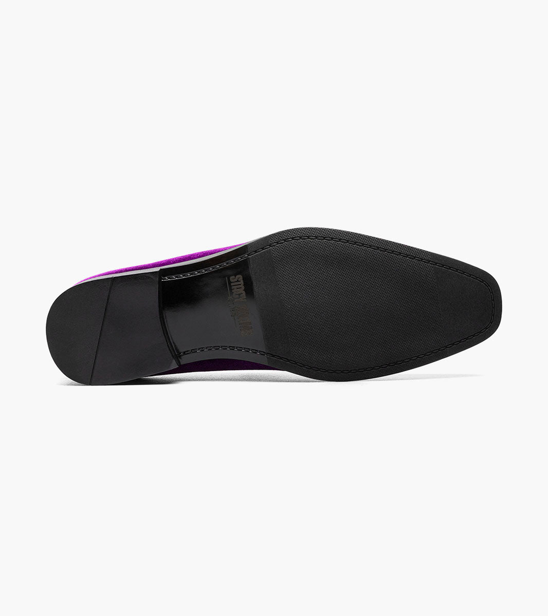 Stacy Adams SAVIAN Plain Toe Velour Slip On by Stacy Adams Shoes