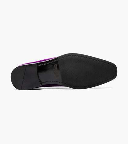 Stacy Adams SAVIAN Plain Toe Velour Slip On by Stacy Adams Shoes