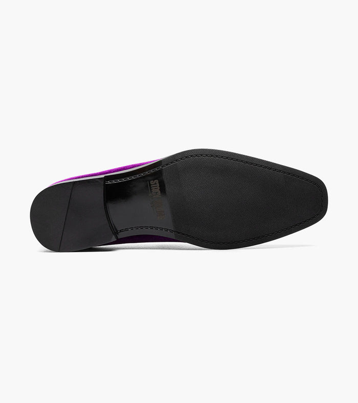 Stacy Adams SAVIAN Plain Toe Velour Slip On by Stacy Adams Shoes