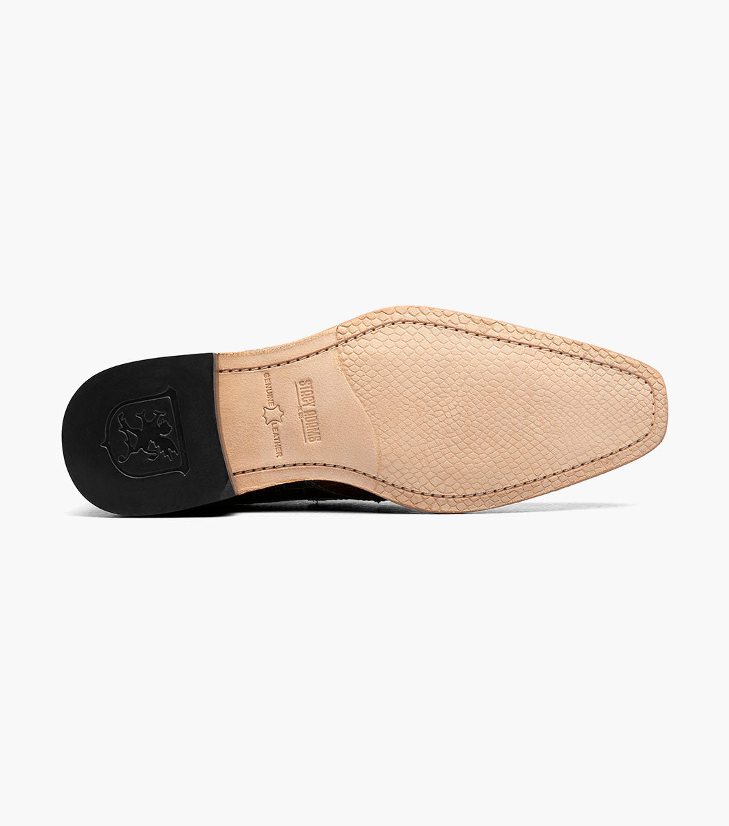 Stacy Adams TRISTANO Modified Bike Toe Oxford Green Multi by Stacy Adams Shoes