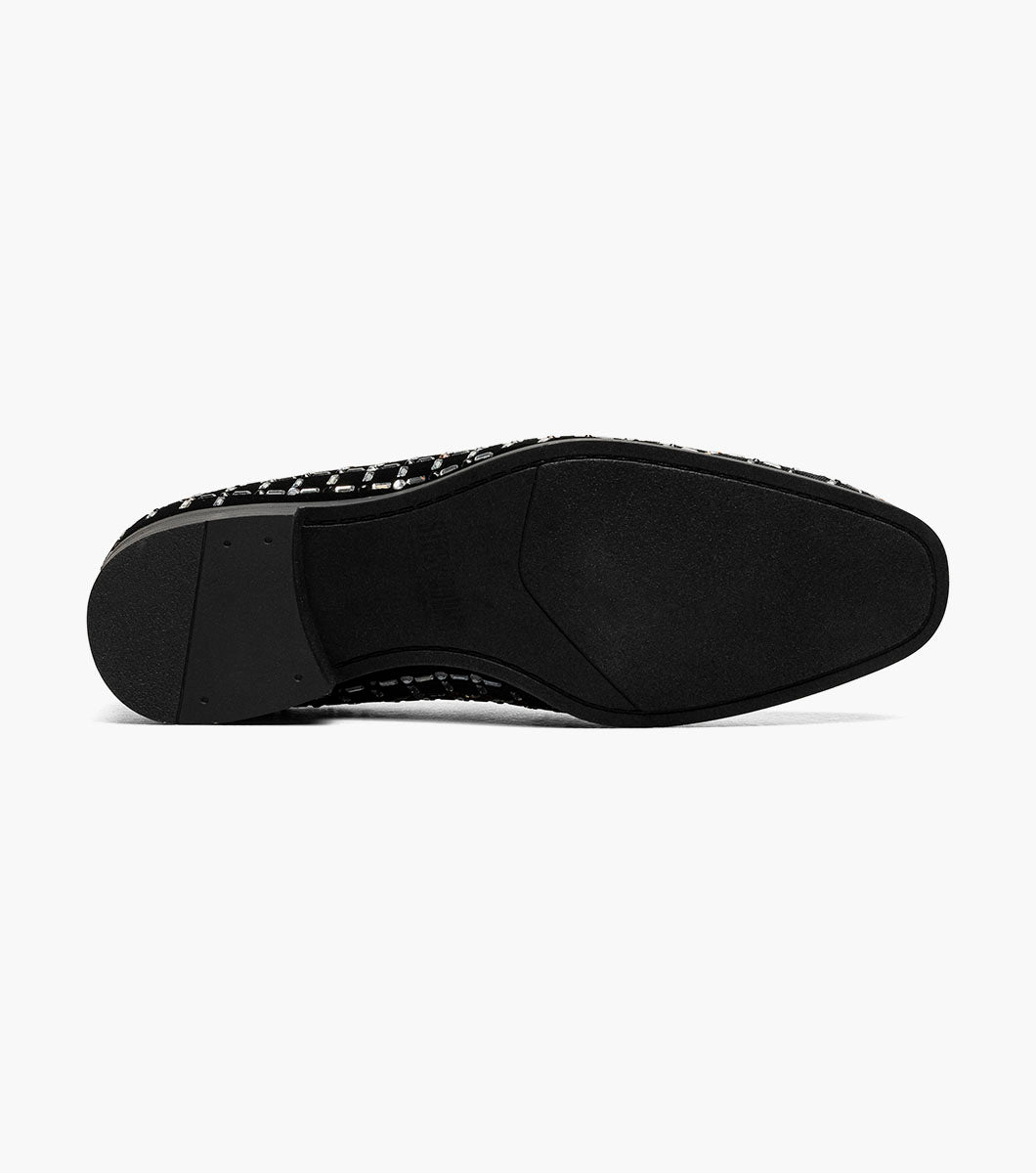 Stacy Adams STALLFORD Rhinestone Slip On Black Multi by Stacy Adams Shoes