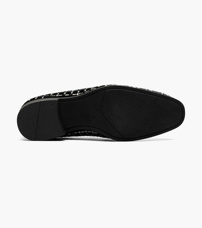 Stacy Adams STALLFORD Rhinestone Slip On Black Multi by Stacy Adams Shoes
