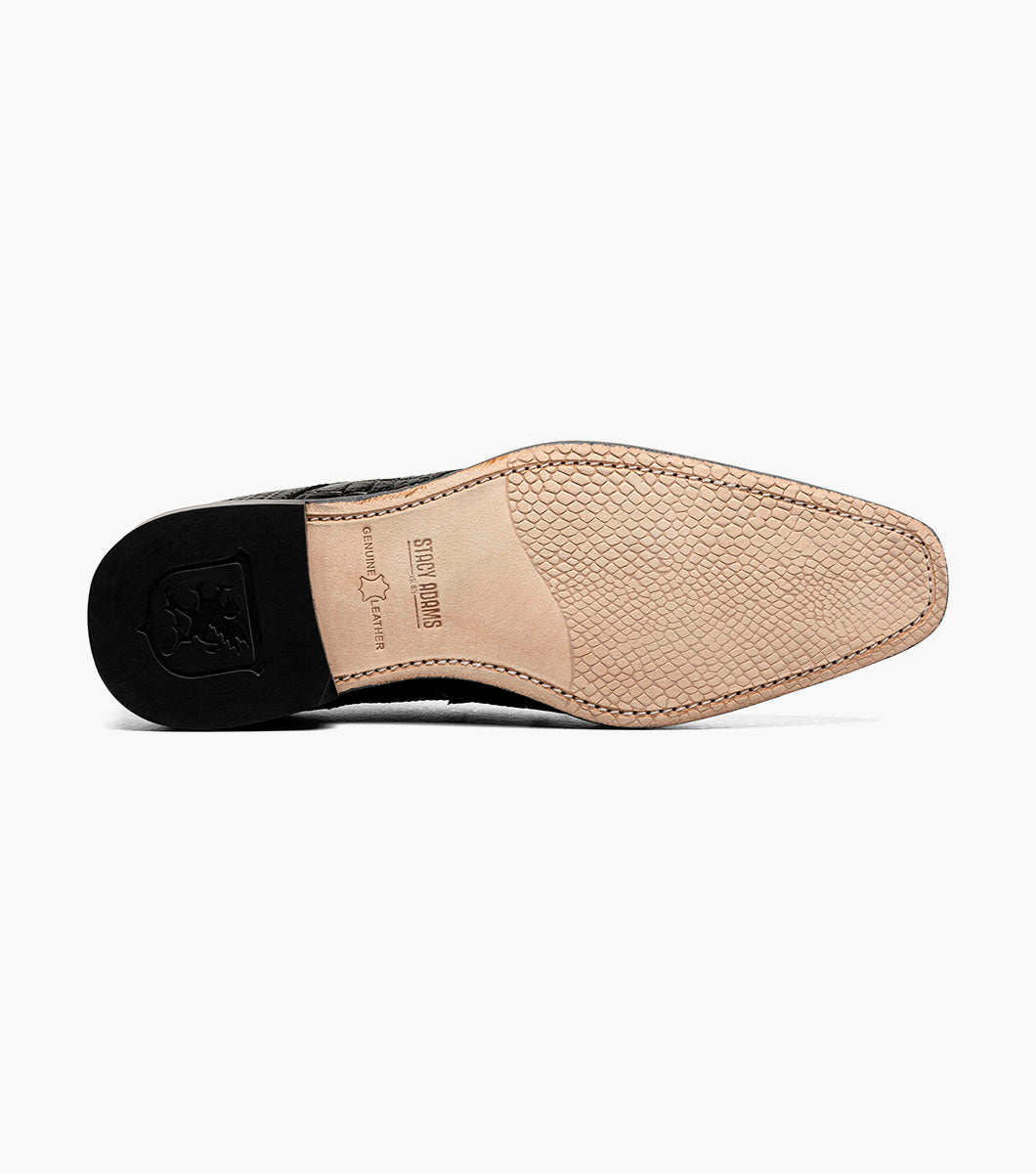 Stacy Adams TRISTANO Modified Bike Toe Oxford Black by Stacy Adams Shoes