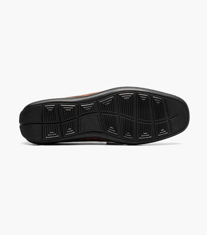 Stacy Adams EMBREY Moc Toe Bit Slip On Cognac by Stacy Adams Shoes