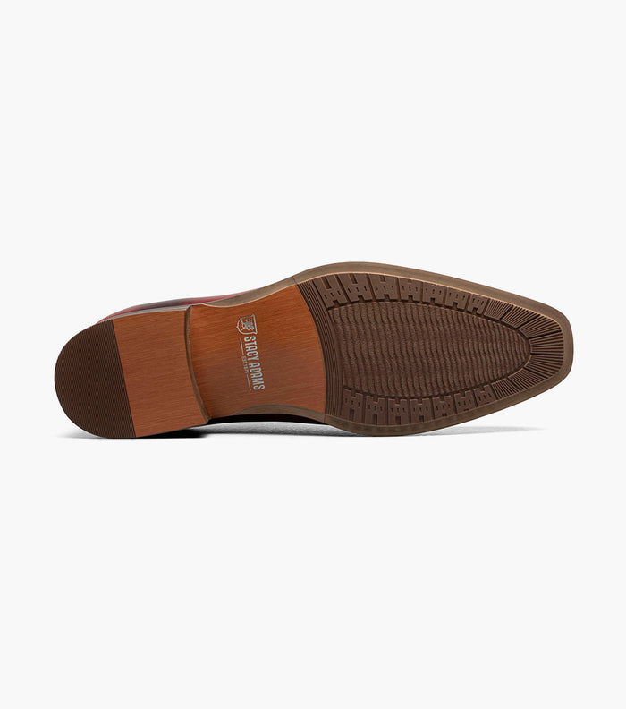 Stacy Adams HALLQUIST Plain Toe Oxford Red by Stacy Adams Shoes