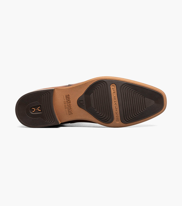 Stacy Adams BRADLEY Plain Toe Chelsea Boot Tan by Stacy Adams Shoes