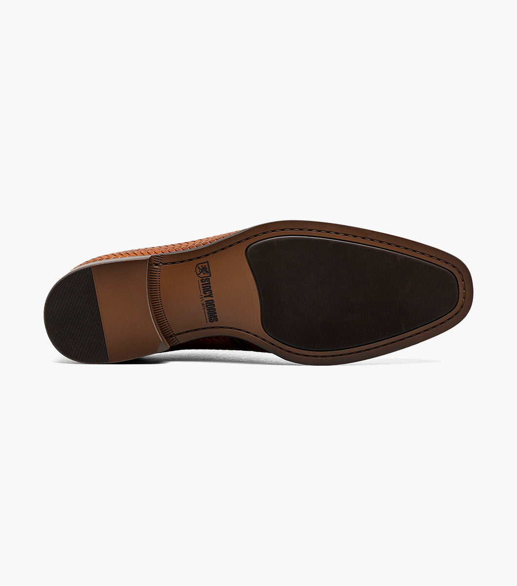 Stacy Adams KEATING Plain Toe Oxford Tan by Stacy Adams Shoes