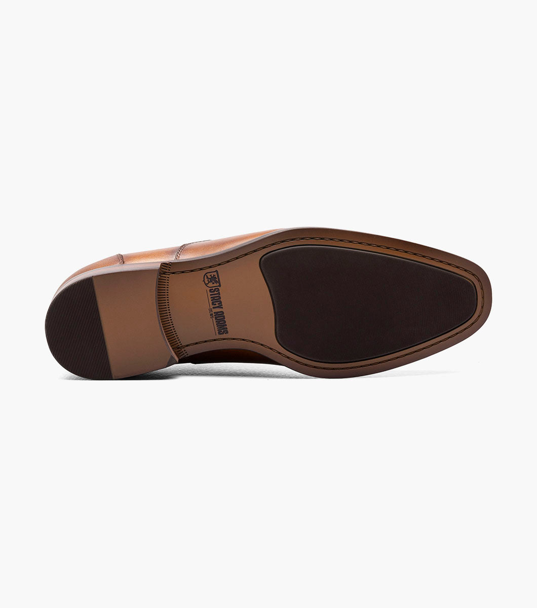 Stacy Adams KALLUM Cap Toe Oxford Cognac by Stacy Adams Shoes