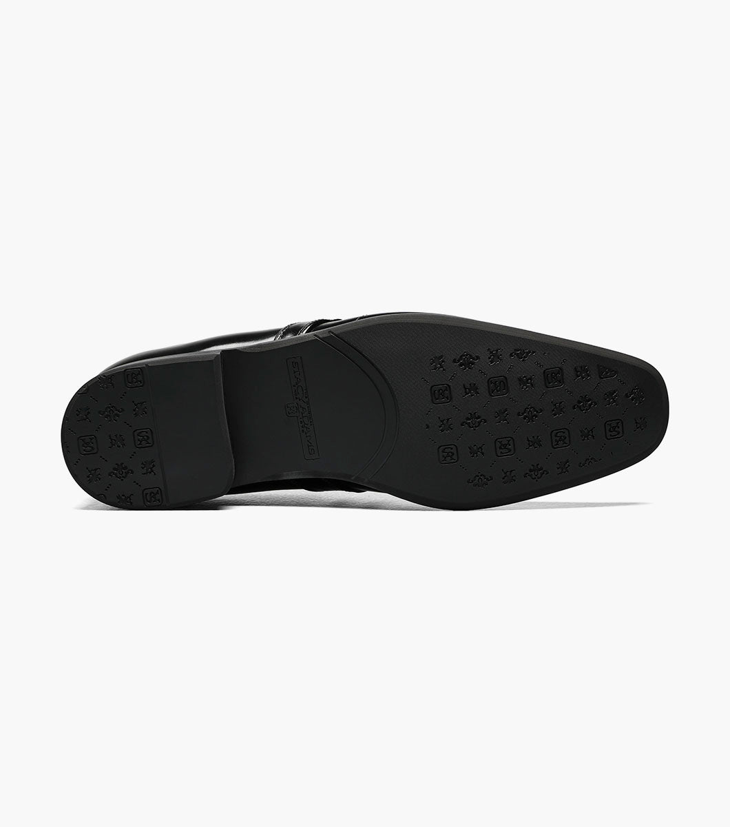 Stacy Adams BEAU Moc Toe Loafer Black by Stacy Adams Shoes