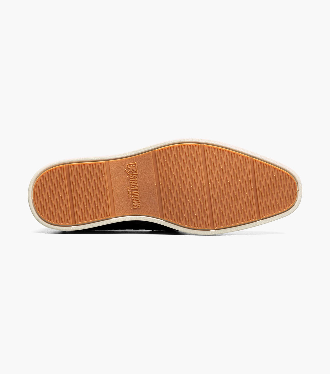 Stacy Adams SALYER Moc Toe Bit Slip On Black by Stacy Adams Shoes