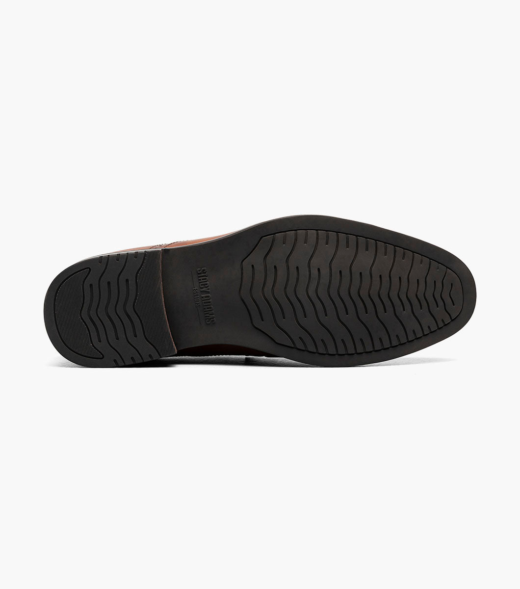Stacy Adams BOYD Moc Toe Bit Slip On Brandy by Stacy Adams Shoes