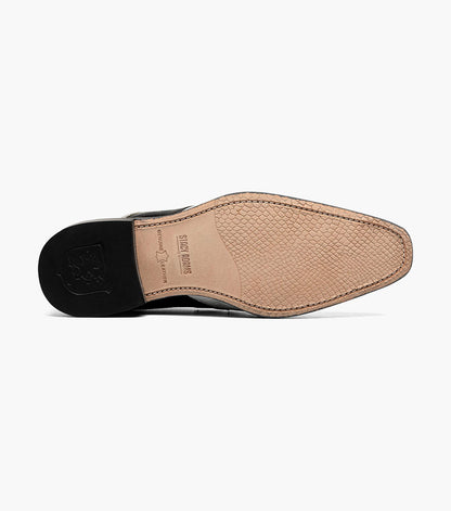 Stacy Adams TRISTANO Modified Bike Toe Oxford Black/Grey by Stacy Adams Shoes