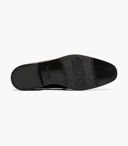 Stacy Adams AIDEN Moc Toe Slip On Black by Stacy Adams Shoes