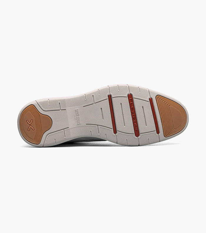 Stacy Adams EASTMONT Plain Toe Elastic Lace Chukka Boot White by Stacy Adams Shoes