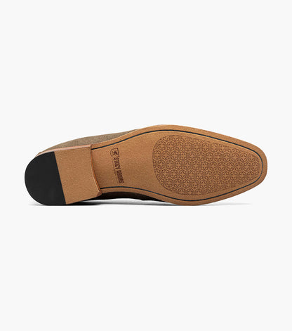 Stacy Adams GILL Moc Toe Saddle Slip On Mushroom Multi by Stacy Adams Shoes