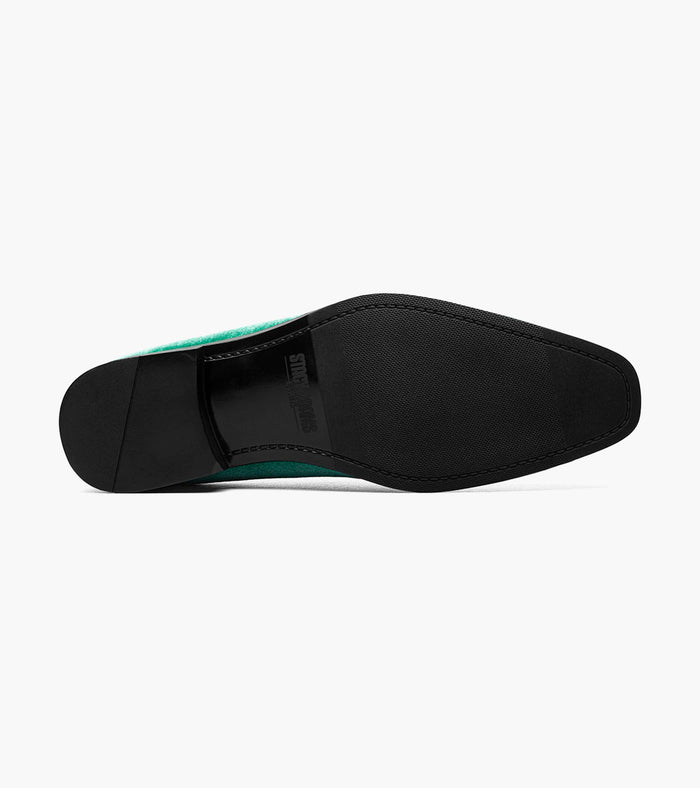 Stacy Adams SAVIAN Plain Toe Velour Slip On by Stacy Adams Shoes