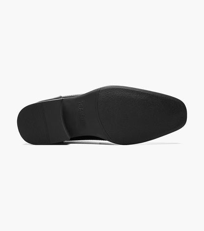 Stacy Adams WAKEFIELD Bike Toe Bit Slip On Black by Stacy Adams Shoes