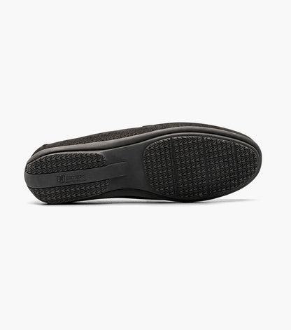 Stacy Adams CORBY Moc Toe Saddle Slip On Black by Stacy Adams Shoes