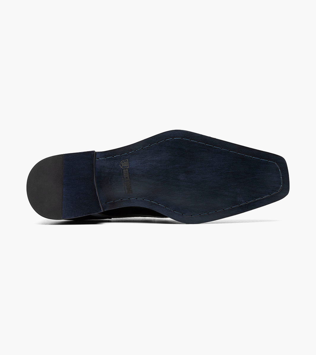 Stacy Adams PLAZA Modified Cap Toe Oxford Black/Gray by Stacy Adams Shoes