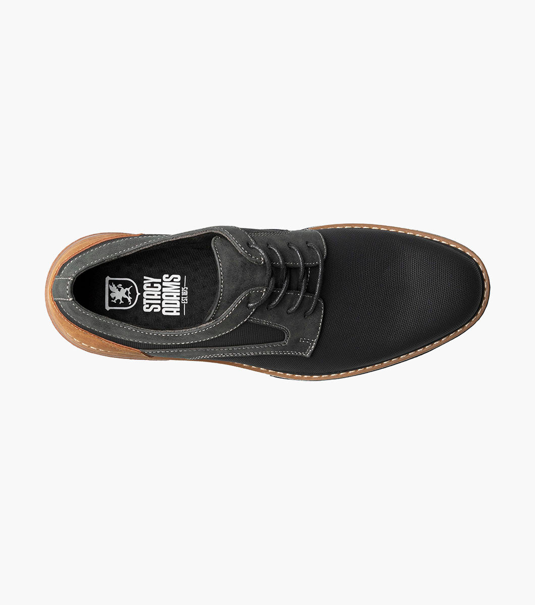 Stacy Adams PHINEAS Plain Toe Oxford Black by Stacy Adams Shoes
