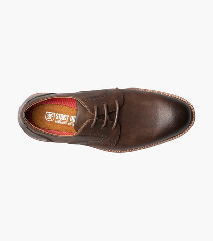Stacy Adams KIDS WESCOTT Plain Toe Oxford Brown CH by Stacy Adams Shoes
