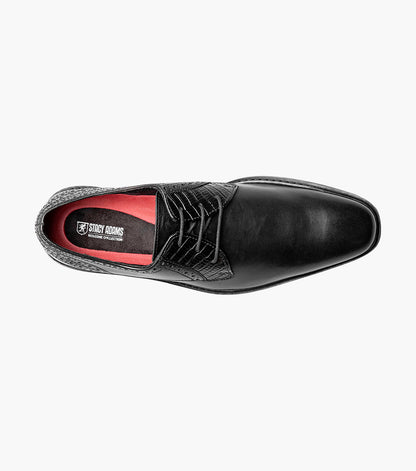 Stacy Adams GIORGETTI Plain Toe Oxford Black by Stacy Adams Shoes