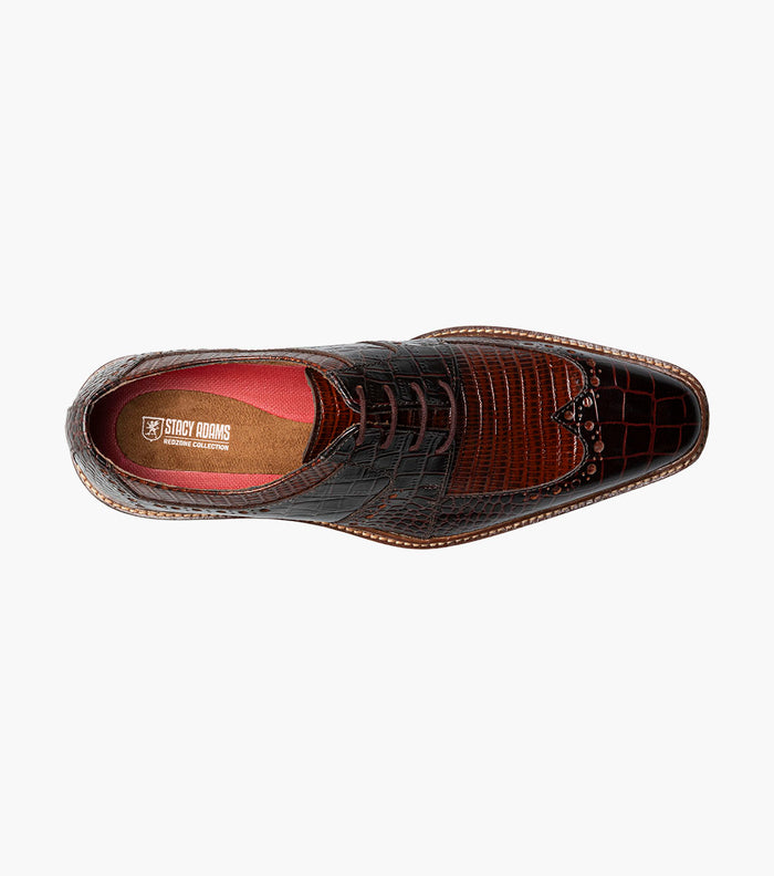 Stacy Adams TRAVATO Wingtip Oxford Brown Multi by Stacy Adams Shoes