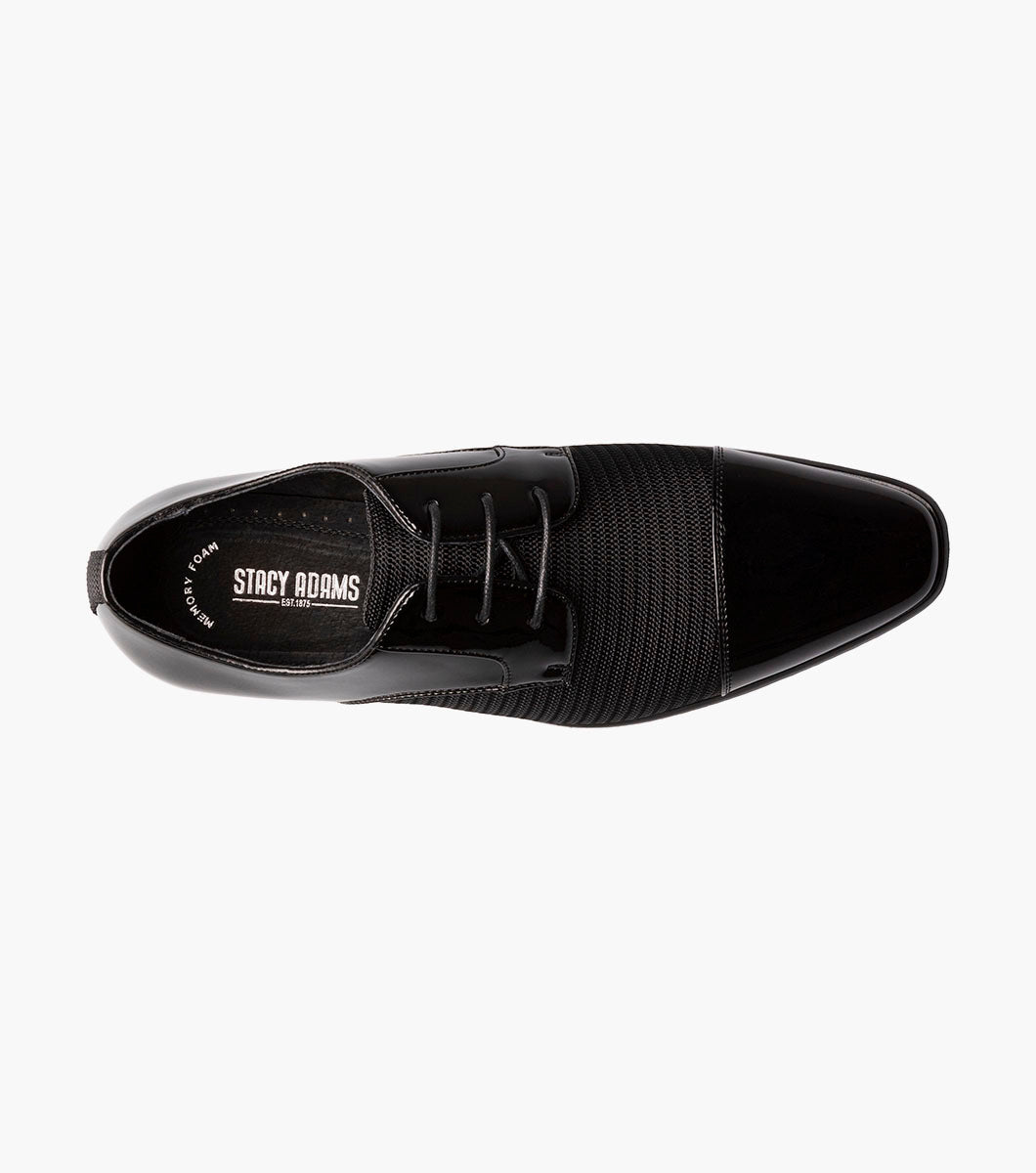Stacy Adams PHARAOH Cap Toe Oxford Black by Stacy Adams Shoes