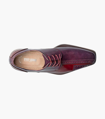Stacy Adams PALMENTO Modified Cap Toe Oxford Burgundy Multi by Stacy Adams Shoes