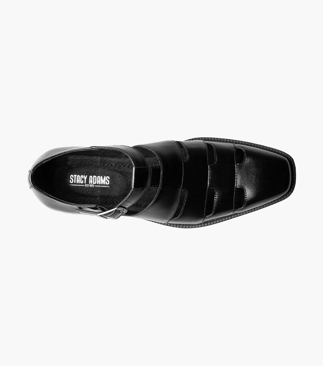 Stacy Adams CALDERON Closed Toe City Sandal Black by Stacy Adams Shoes
