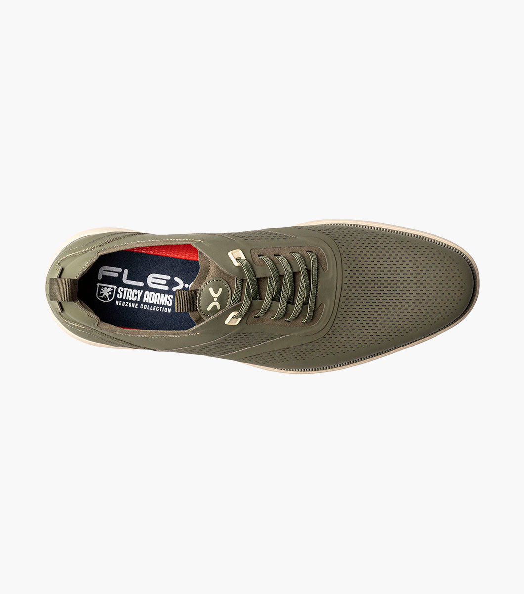 Stacy Adams Everidge Plain Toe Elastic Lace Up by Stacy Adams Shoes